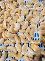 Jeruk Beku IQF Kualitas Ekspor, Kupas, Grade A Standar, 100% Alami untuk Distribusi Global Grosir