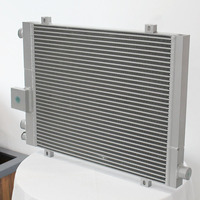 Nouveau refroidisseur HM en aluminium pour compresseur d'air, échangeur de chaleur à plaques ailettes, refroidisseur combiné air/huile pour compresseur à vis
