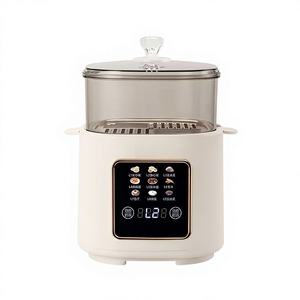 <span class=keywords><strong>Cuiseur</strong></span> à œufs <span class=keywords><strong>vapeur</strong></span>, machine à <span class=keywords><strong>petit</strong></span>-déjeuner, pour œufs onsen à coque molle, double couche, couvercle à commande tactile, mini <span class=keywords><strong>cuiseur</strong></span> à œufs domestique - Product Image 1