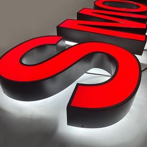 Letrero Publicitario Exterior de Acero Inoxidable con Iluminación Frontal LED 3D Personalizado, Tiras LED para Montaje en Pared para Estacionamientos de Taxis - Marca SERENA, 3 Años de Garantía - Product Image 6