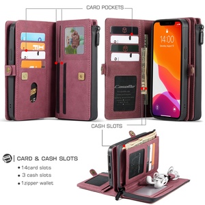 Pochettes de carte de crédit en cuir PU de qualité supérieure, accessoires de téléphone portable pour <span class=keywords><strong>iPhone</strong></span> <span class=keywords><strong>12</strong></span> <span class=keywords><strong>Mini</strong></span> Pro Max, étui en cuir - Product Image 3