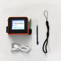 Imprimante jet d'encre miniature Yaomatec 12,7 mm, machine de codage manuelle intelligente pour l'impression de la date sur les emballages alimentaires, les bouteilles, les bouchons et les fonds de canettes