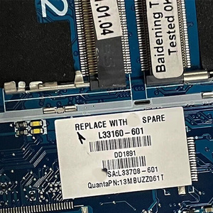 Para la placa base del ordenador portátil HP ZBook Studio G5, GTX1050, V4G, DA0XW1MBAI0, 2, 1, 2, 2, 1, 2, 2, 2, 2 - Product Image 4