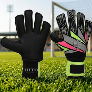 Guantes de portero de fútbol de látex de nuevo diseño, guantes de portero con palma de látex Giga de 4 mm, guantes deportivos de portero de alta calidad. - Product Image 2