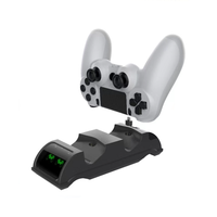 Station de charge double USB LED pour manettes PS4, base de charge rapide pour PS4/Pro/Slim, double chargeur