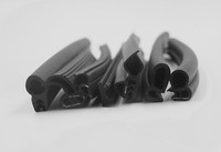 Xinhong XHQC-EPDM Bande d'étanchéité EPDM co-extrudée tri-composant avec insert métallique, anti-bruit, sur mesure, pour porte de voiture, profil en U, profilé creux, haute densité