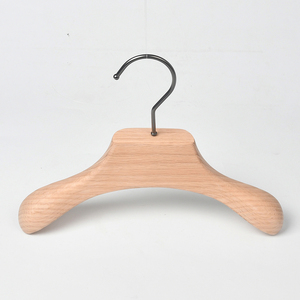 LOGO personalizzato di lusso personalizzato appendiabiti per bambini testa piatta integrata in legno di quercia per bambini appendiabiti per bambini - Product Image 6