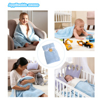 Couverture en polaire super douce personnalisée de qualité supérieure pour bébé, couverture en sherpa à pois pour nouveau-né, hiver