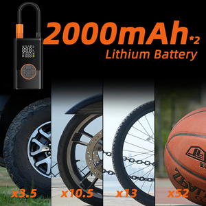 150PSI xe không dây máy bơm không khí xe lốp <span class=keywords><strong>Inflator</strong></span> với ánh sáng Xách Tay Xe <span class=keywords><strong>Inflator</strong></span> bơm cho ô tô xe đạp bóng - Product Image 5