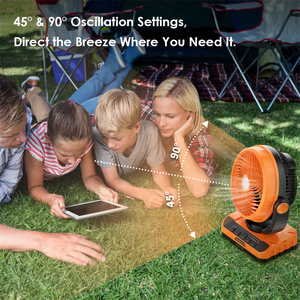 40000mAh ngân hàng điện có thể sạc lại sàn di động Fan nâng cấp 2-in-1 Thiết kế Led cắm trại đèn lồng với Lều Quạt trần - Product Image 4