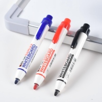Marqueur effaçable à sec rechargeable OEM ODM, type à pression, effaçage facile sans résidu, stylo pour tableau blanc pour réunions, écoles, bureaux, vente en gros