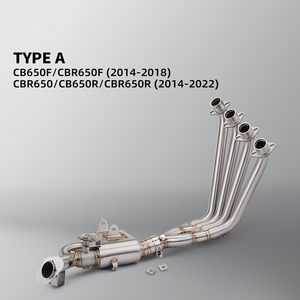 Adapté à la CBR650F CBR650 CB650F, tuyau avant, échappement complet, soupapes pour contrôler le son, s'adapte au silencieux d'origine - Product Image 5
