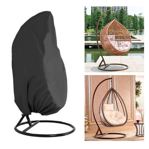 <span class=keywords><strong>Housse</strong></span> de chaise suspendue en osier imperméable, résistante aux intempéries, pour chaise d'extérieur - Product Image 4