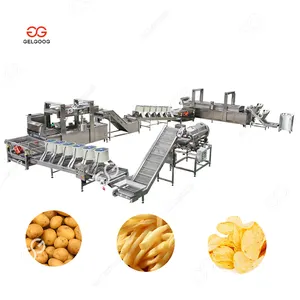 304 Stainless Steel Potato Chips Processing Plant Automatique Line Crisp Making Machine For Sale Potato Chips