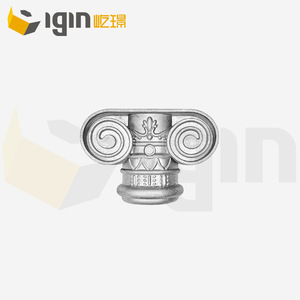 Tapa de poste de escalera de aluminio Igin 25x25mm pulida 6063T5 fundida a presión para decoración de vallas de jardín - Product Image 1