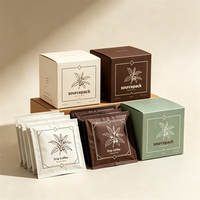 Boîtes en carton kraft personnalisées avec logo imprimé pour le café