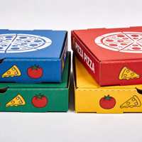 Boîte à pizza personnalisée avec fenêtre, 8-16 pouces, en carton ondulé, pelliculage mat, logo, écologique, recyclable, pour plats à emporter, faible MOQ