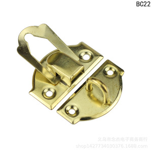 Fermoir métallique style antique BC64 22 27mmx16mm pour boîte en bois, attache décorative - Product Image 3