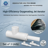 Aérateur à pompe à jet oxygénant à technologie de pression interne HatchHives, prix usine, avec pompe submersible de 2,2 kW pour étang à poissons et crevettes