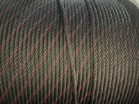 Kabel Baja Fleksibel Tinggi 6x37+FC & 6x37+IWRC untuk Pekerjaan Pengangkatan Konstruksi Derek Menara.