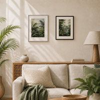 Cadre photo carré en PVC plastique en gros, personnalisé noir, or, blanc, argent, léger, durable, plusieurs tailles pour la décoration murale de la maison
