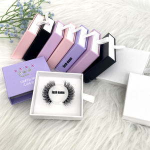 กล่องขนตาสี่เหลี่ยมกล่องขนมิงค์พิมพ์โลโก้ของคุณเอง - Product Image 3