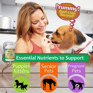 <span class=keywords><strong>Compresse</strong></span> multivitaminiche a marchio privato per cani e gatti con minerali di acido folico e aminoacidi integratore per cani Senior vitamina per cani - Product Image 5
