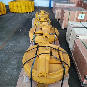 Undercarriag gomma pista cieca piastra pad scarpa dozer escavatore bulldozer d6h personalizzato singolo triple grouser in acciaio pista piastra scarpa - Product Image 3