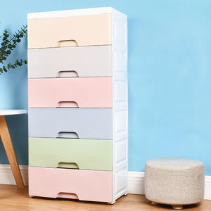 Armario De Almacenamiento Armoire de rangement en plastique à tiroirs pour vêtements de bébé en PP - Product Image 6