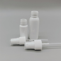 Emballage plastique pour cosmétiques 5ml 10ml 15ml 20ml 25ml 30ml 50ml 60ml 80ml 100ml PET forme ronde brouillard blanc vaporisateur en plastique