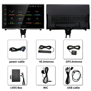 HFMidia AUDI A6 A7 C7 Qualcomm Snapdragon 8581 Écran rétractable Android 15 Autoradio Lecteur DVD CarPlay sans fil Android Auto - Product Image 6