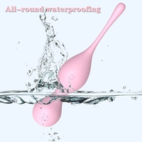 Großhandel Doppel-Kegel-Bälle Vibrator Kabellose Fernbedienung Tragbare Silikon Vaginal-Trainingsbälle Beckenbodentrainer für Damen