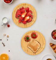 Bamboe hoteltrays, houten huishoudelijk servies, snacks, barbecue, salade, diner, fruitschaal