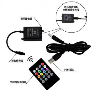 In-Car Omgevingsverlichting Breed-Gratis Usb Sigarettenaansteker Spraakbestuurbare Led Strip Mobiele Telefoon App Voet Auto Licht Accessoires - Product Image 2