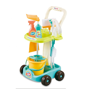 Juego <span class=keywords><strong>de</strong></span> <span class=keywords><strong>limpieza</strong></span> <span class=keywords><strong>de</strong></span> casa <span class=keywords><strong>de</strong></span> imitación para niños, juego <span class=keywords><strong>de</strong></span> carrito, incluye aspiradora, escoba, mopa, cepillo, recogedor <span class=keywords><strong>de</strong></span> polvo, Cubo <span class=keywords><strong>de</strong></span> esponja - Product Image 3