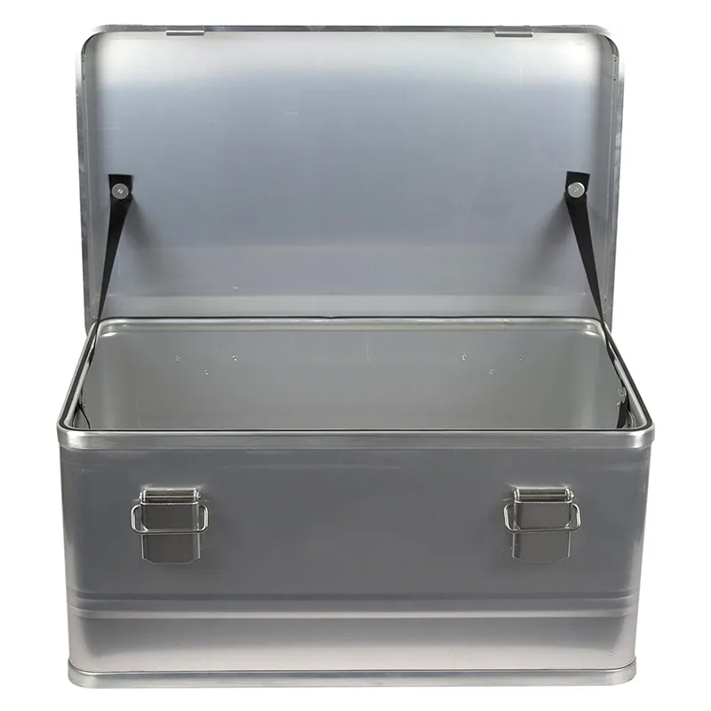 Medium capacity metal case aluminum alloy storage box