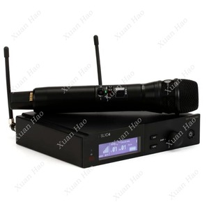 SLXD4 SLX24 Beta58a KSM8 מערכת מיקרופון UHF אלחוטית מקצועית לכנסיית קריוקי לבצע מיקרופון כנסייה - Product Image 5