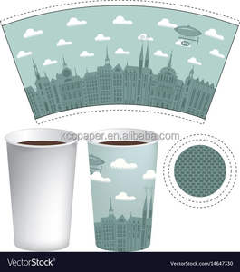 <span class=keywords><strong>Enso</strong></span> APP Yibin Ningbo Desechable Ventilador de taza de papel de alto volumen para agua caliente <span class=keywords><strong>y</strong></span> fría Jugo Café Taza de té - Product Image 5
