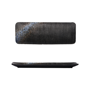 Venta directa de fábrica, platos de Sushi de estilo japonés Rectangular de cerámica, plato de cena de gres de porcelana para servir alimentos - Product Image 4