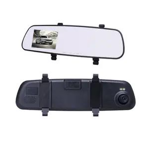 Custom OEM factory 3.5 /2.4inch LCD Display 1080P HD Car In-Dash DVR Video Media Recorder Rear View Mirror 100 Degree Camera