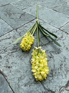 للبيع بالجملة ترتيب الزهور الاصطناعية حرير صفير أزرق 90-أزهار صفير بنفسجي - Product Image 6