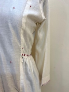 Ensemble Kurta Chanderi pour femmes, vêtements ethniques de créateur, ensemble Kurta, pantalon et dupatta, tenue indienne traditionnelle confortable, vente en gros, exportation - Product Image 2