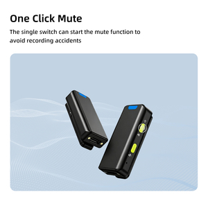 Microphone sans fil 4-en-1 et micro-cravate à quatre canaux avec écran HD et réduction de bruit IA, OEM ODM pour l'enregistrement vidéo YouTube TikTok - Product Image 5