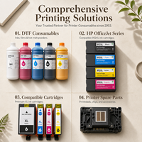 Encre textile DTF à base d'eau Ocbestjet 1000ML pour imprimantes Epson XP600 L1800 L1805 P600 DX5 4720 I3200