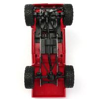 Camionnette RC tout-terrain WPL 1:16 pour enfants, voiture télécommandée 2.4G, batterie 7.4V, véhicule robuste en métal, jouet