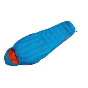 Best price Adult High-quality Extreme Cold Weather Waterproof Portable Outdoor Camping Mummy Goose Down Sleeping Bag