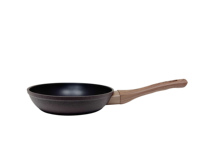 Poêle à frire antiadhésive en aluminium à induction avec couvercle en verre pour faire sauter et omelette dans la cuisine