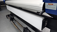 Impresora UV de inyección de tinta de 2.1m, impresora UV rollo a rollo, impresora para transparentes, pegatinas de vidrio, PVC y cajas de luz