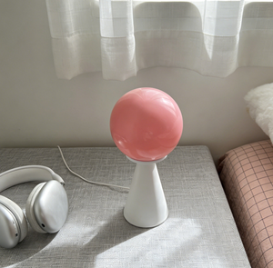 マルチカラーボールモダンエコフレンドリーヴィンテージ電気LEDテーブルランプ寝室ベッドサイド居心地の良い睡眠ナイトライトホームINSスタイル - Product Image 1