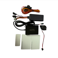 Traceur GPS GSM LTE 4G + 2G J16 9-90V pour voiture et camion avec coupure d'alimentation, sirène NFC et RFID